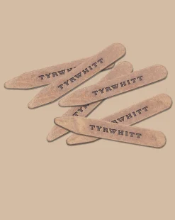 Cufflinks|Collar & Tie Accessories<Charles Tyrwhitt 3 Pack Solid Brass Classic Collar Stays