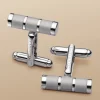 Cufflinks|Evening Accessories<Charles Tyrwhitt Bar Cufflink - Silver Grey