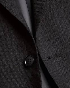 Suit Jackets|Blazers<Charles Tyrwhitt Birdseye Travel Suit Jacket - Grey Charcoal