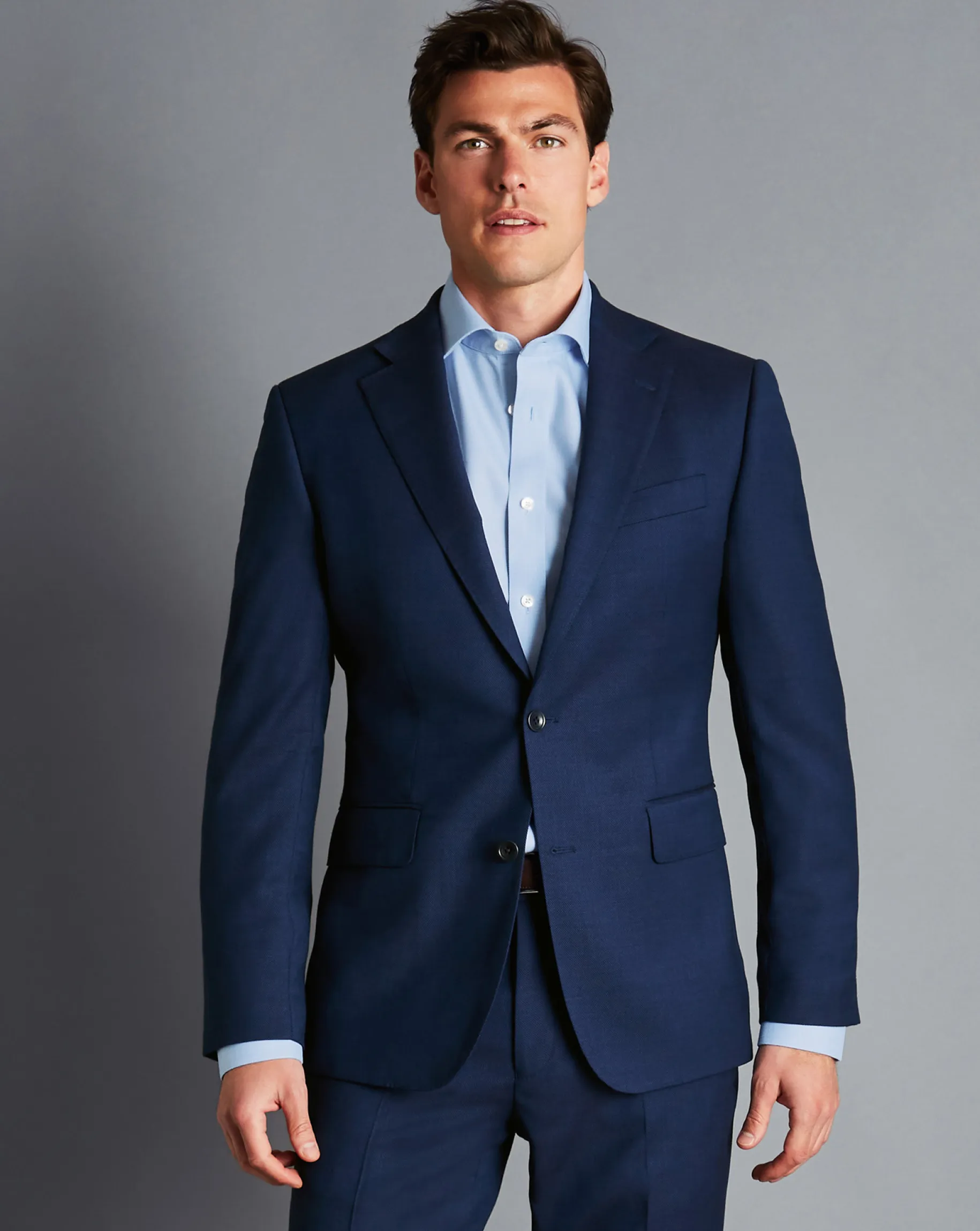 Suit Jackets<Charles Tyrwhitt Birdseye Ultimate Performance Suit Jacket - Indigo Blue