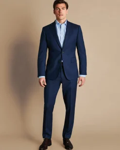 Suit Jackets<Charles Tyrwhitt Birdseye Ultimate Performance Suit Jacket - Indigo Blue