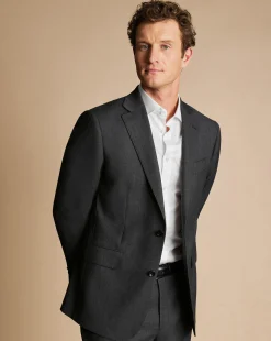 Suit Jackets<Charles Tyrwhitt Birdseye Ultimate Performance Suit Jacket - Grey