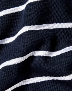 Shirt Sale|Polos<Charles Tyrwhitt Breton Stripe Tyrwhitt Pique Polo - Navy & White Navy and White
