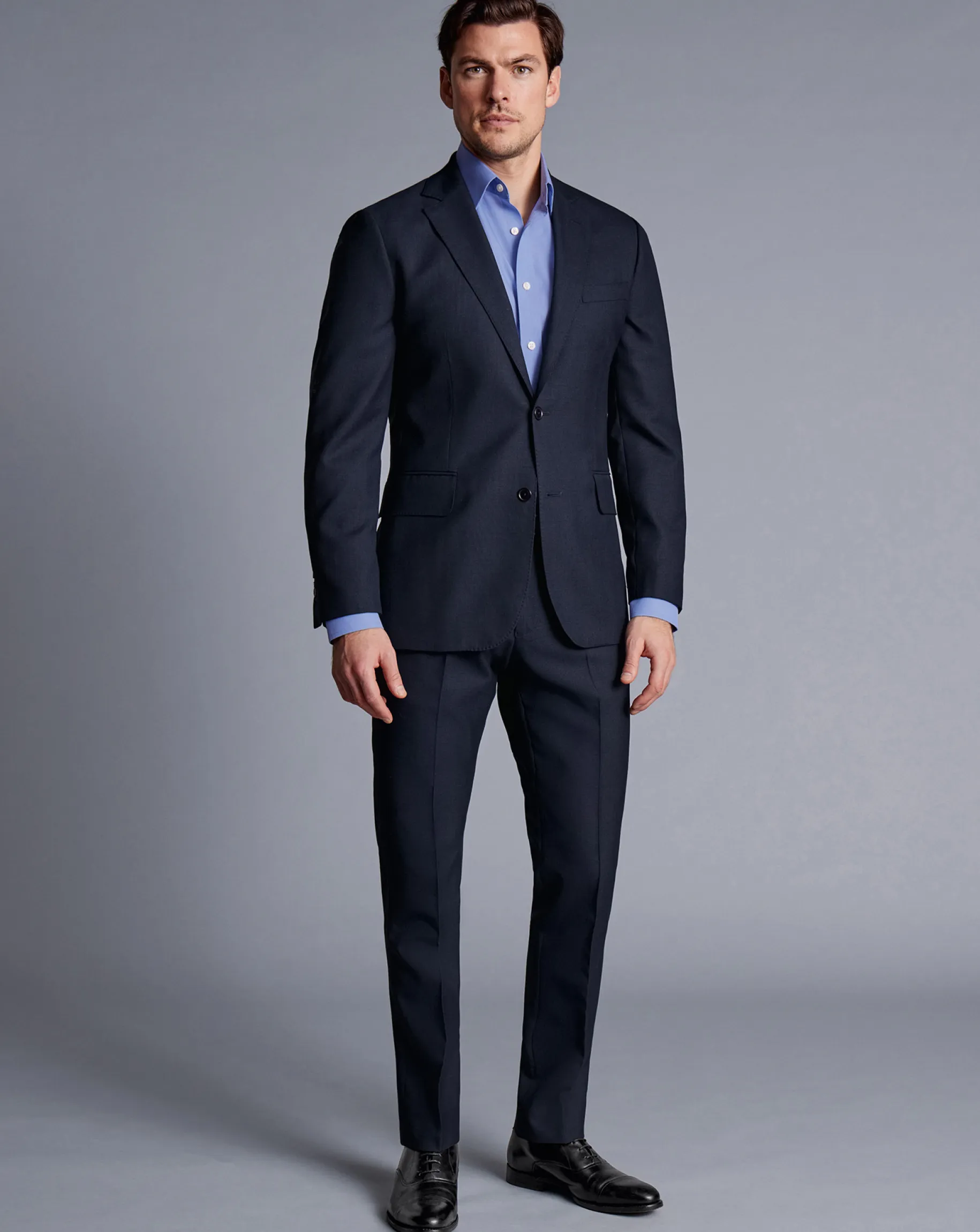 Suit Jackets|Blazers<Charles Tyrwhitt British Luxury Check Suit Jacket - Navy