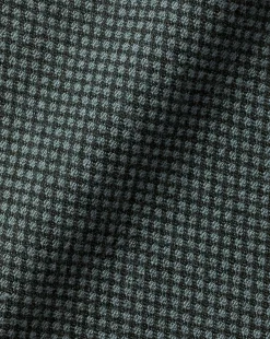 Casual Shirts|Flannel Shirts<Charles Tyrwhitt Button-Down Collar Dobby Flannel Shirt - Dark Green