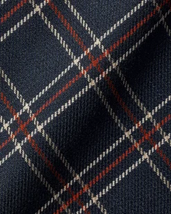 Shirt Sale|Casual Shirts<Charles Tyrwhitt Button-Down Collar Non-Iron Twill Triple Windowpane Shirt - Burnt Orange