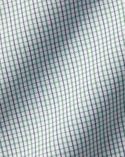 Shirt Sale|Dress Shirts<Charles Tyrwhitt Button-Down Collar Non-Iron Check Shirt - Pale Teal Green