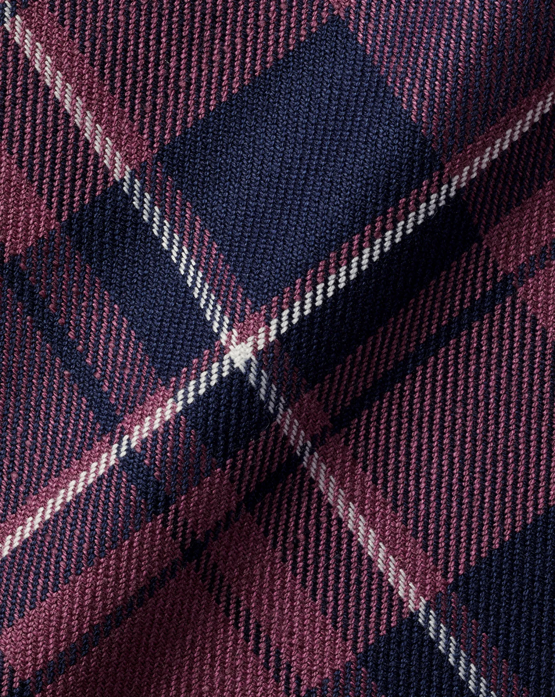 Shirt Sale|Casual Shirts<Charles Tyrwhitt Button-Down Collar Non-Iron Twill Windowpane Check Shirt - Blackberry Purple