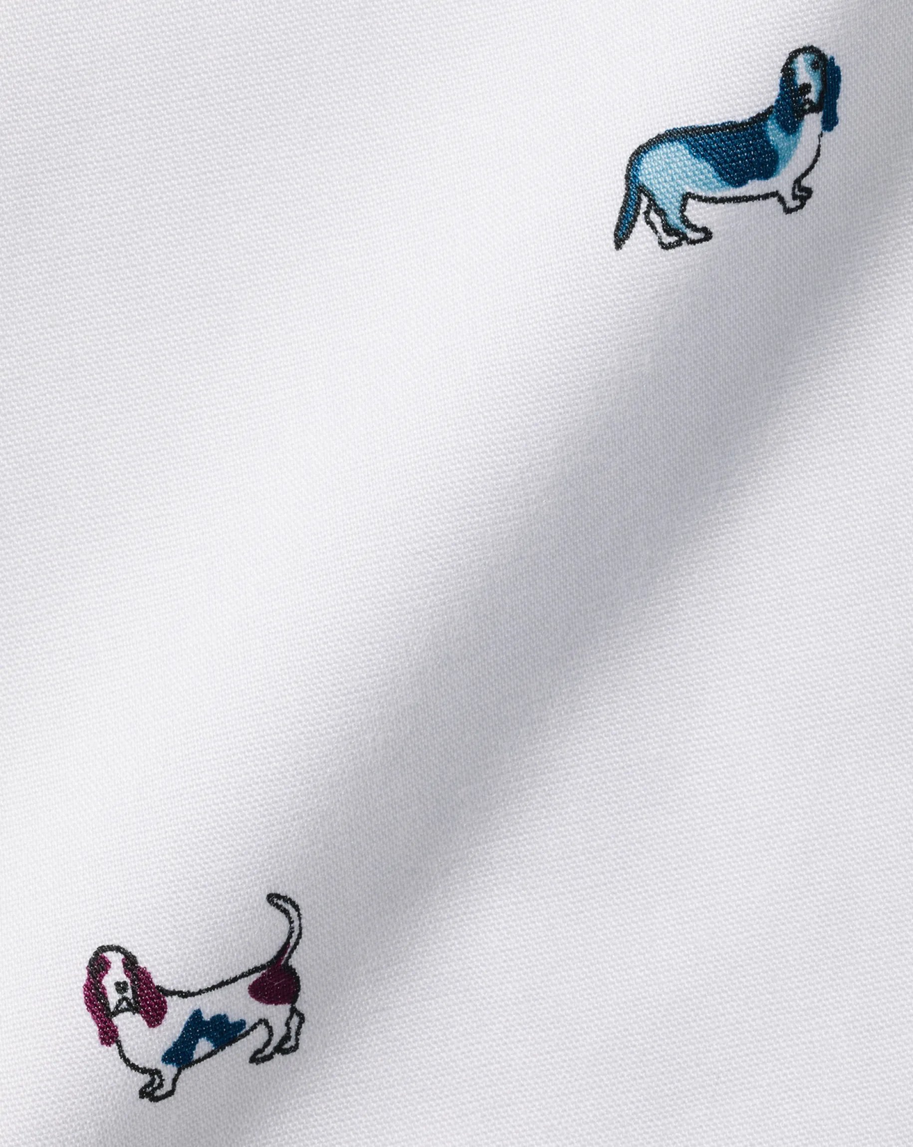 Casual Shirts|S<Charles Tyrwhitt Button-Down Collar Non-Iron Hound Print Shirt - Multi Multicoloured