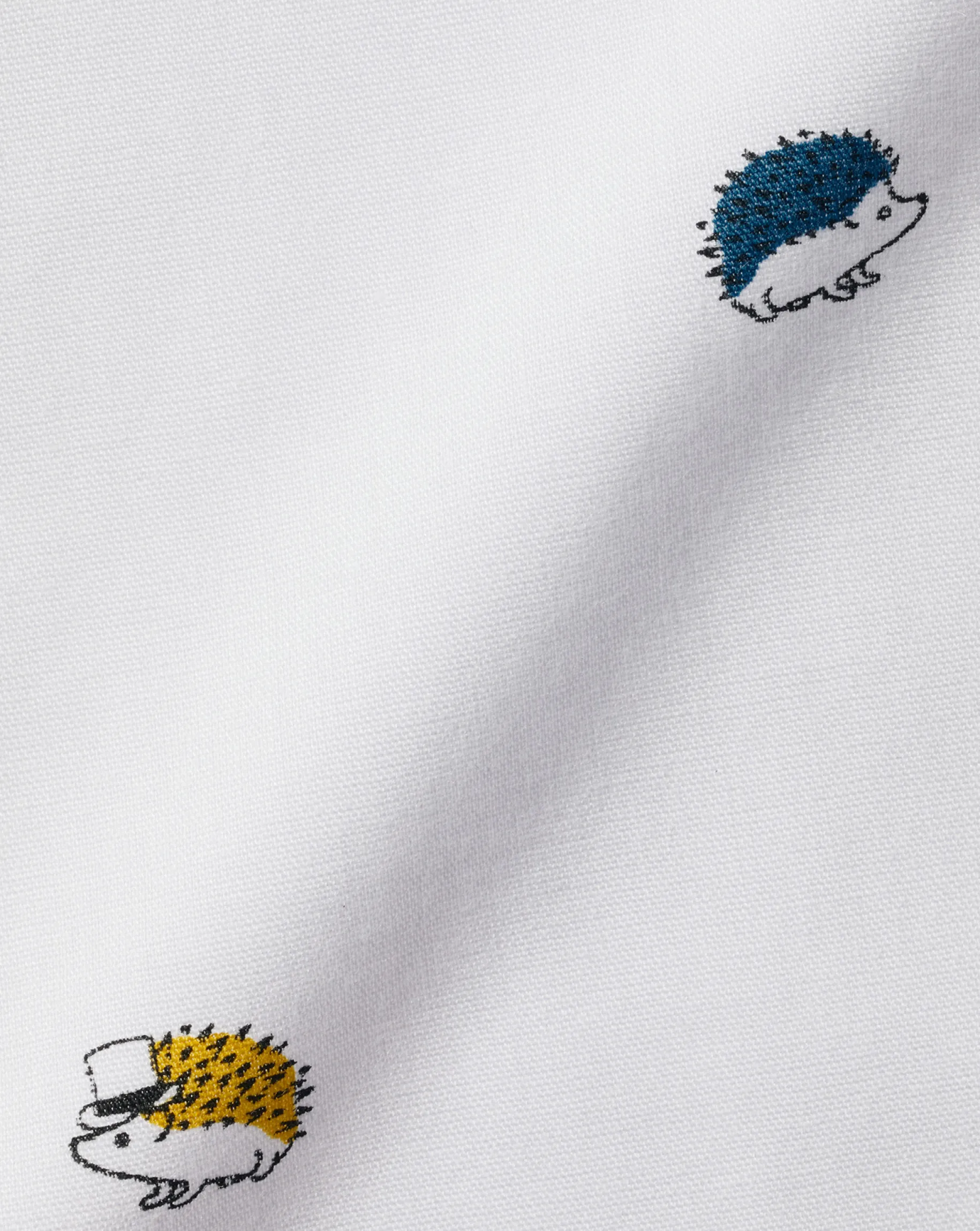 Casual Shirts|M<Charles Tyrwhitt Button-Down Collar Non-Iron Hedgehog Print Shirt - Multi Multicoloured