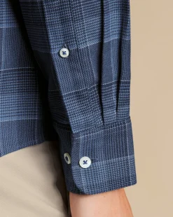 Casual Shirts|Check Shirts<Charles Tyrwhitt Button-Down Collar Non-Iron Twill Multi Check Shirt - Heather Blue
