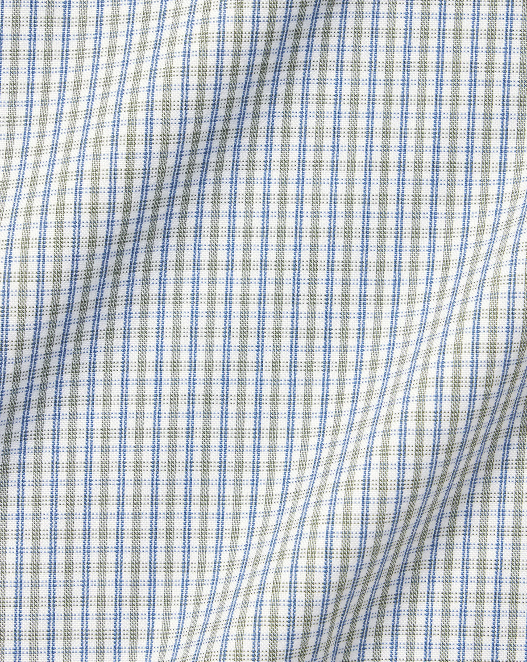 Shirt Sale|Casual Shirts<Charles Tyrwhitt Button-Down Collar Non-Iron Oxford Twin Check Shirt - Green Olive