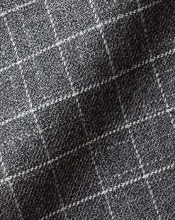 Shirt Sale|Casual Shirts<Charles Tyrwhitt Button-Down Collar Non-Iron Twill Windowpane Check Shirt - Charcoal Grey