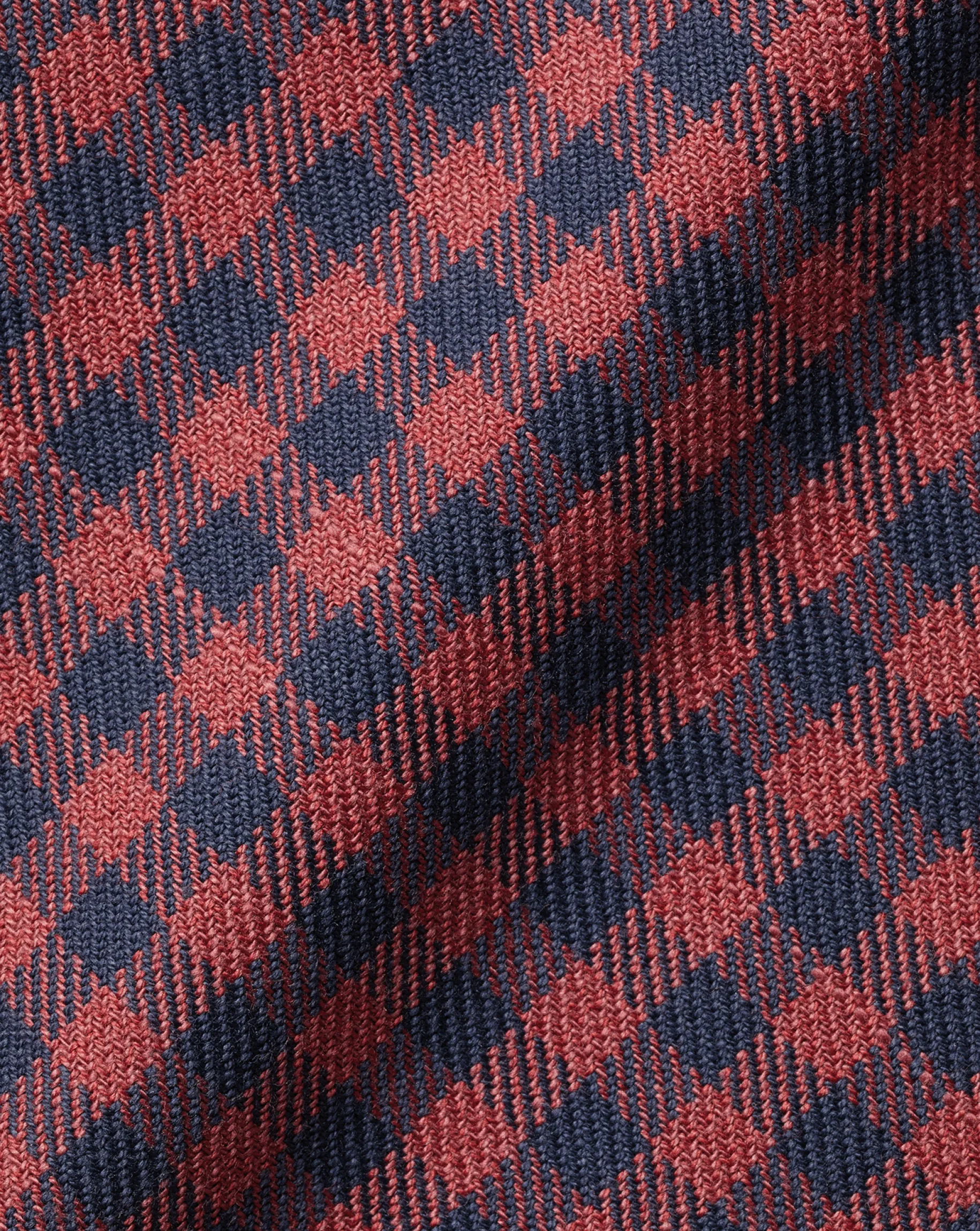 Casual Shirts|Check Shirts<Charles Tyrwhitt Button-Down Collar Non-Iron Twill Gingham Shirt - Salmon Pink