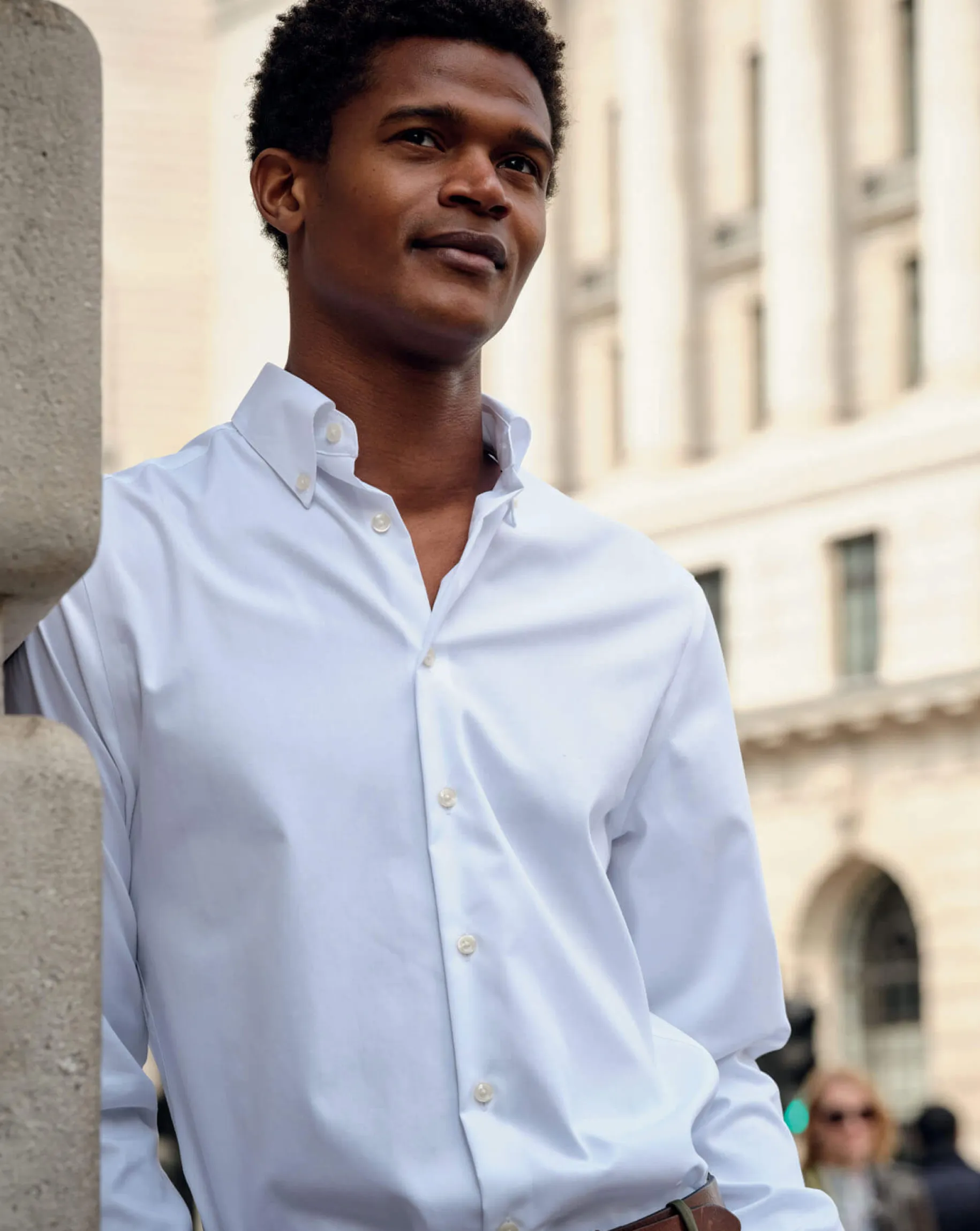 Business Casual Shirts|Dress Shirts<Charles Tyrwhitt Button-Down Collar Non-Iron Shirt - White