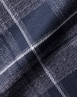 Shirt Sale|Casual Shirts<Charles Tyrwhitt Button-Down Collar Non-Iron Twill Windowpane Shirt - Heather Blue
