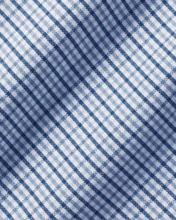 Shirt Sale|Dress Shirts<Charles Tyrwhitt Button-Down Collar Non-Iron Gingham Check Shirt - Blue Royal