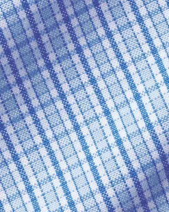 Business Casual Shirts|Dress Shirts<Charles Tyrwhitt Button-Down Collar Non-Iron Check Oxford Shirt - Cornflower Blue