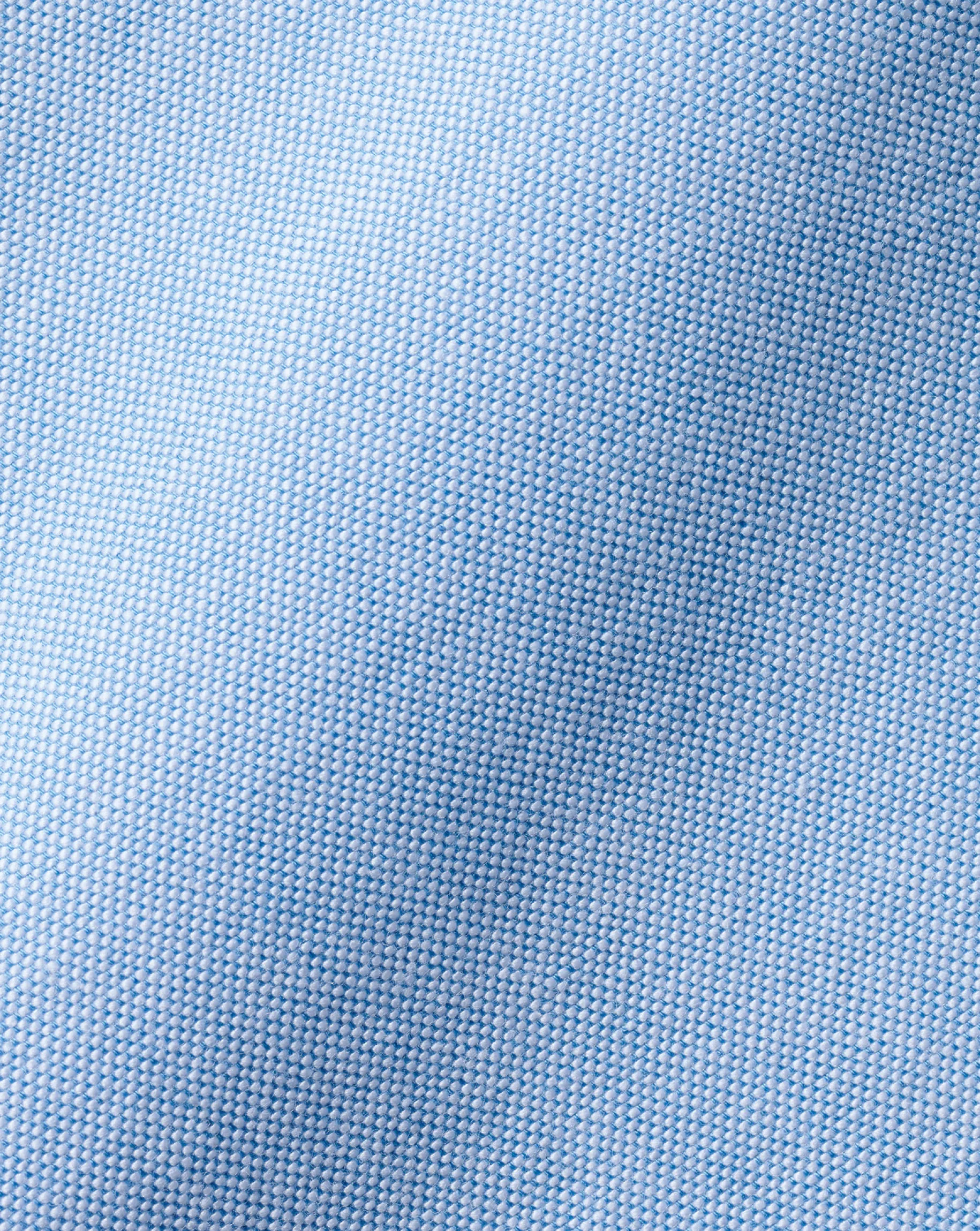 Short Sleeve Shirts|Casual Shirts<Charles Tyrwhitt Button-Down Collar Washed Oxford Short Sleeve Shirt - Blue Sky