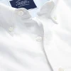 Shirt Sale|Casual Shirts<Charles Tyrwhitt Button-Down Collar Washed Oxford Shirt With Pocket - White