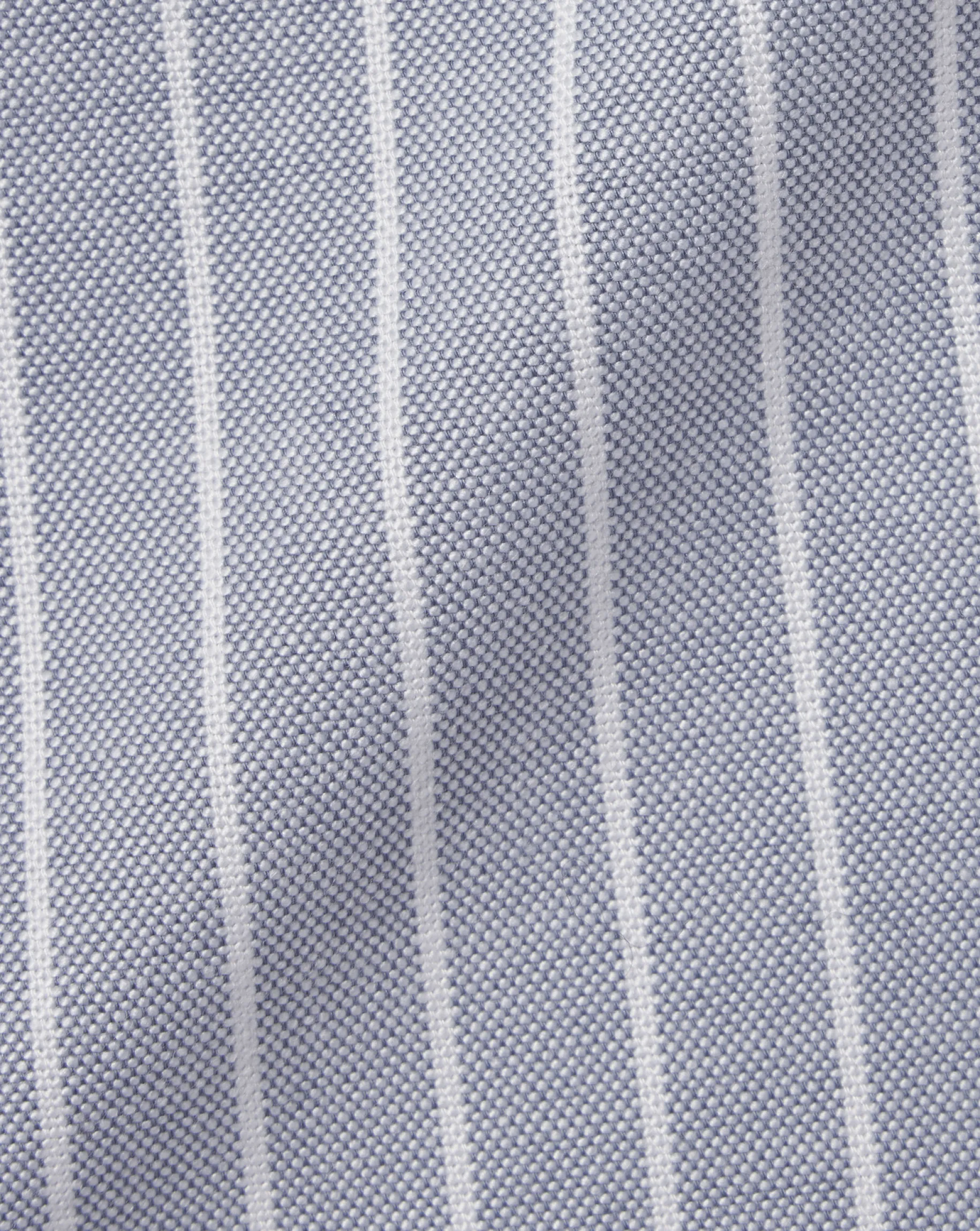 Shirt Sale|Casual Shirts<Charles Tyrwhitt Button-Down Collar Washed Oxford Butchers Stripe Shirt - Steel Blue