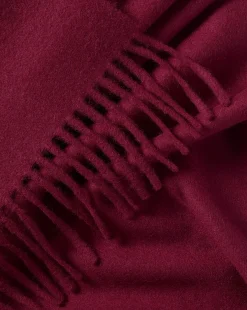 Gloves & Scarves<Charles Tyrwhitt Cashmere Scarf - Dark Red
