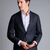 Suit Jackets|Blazers<Charles Tyrwhitt Check Suit Jacket - Denim Blue