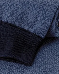 Socks<Charles Tyrwhitt Chevron Socks - Steel Blue