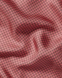 Pocket Squares<Charles Tyrwhitt Circle Print Silk Pocket Square - Coral Pink