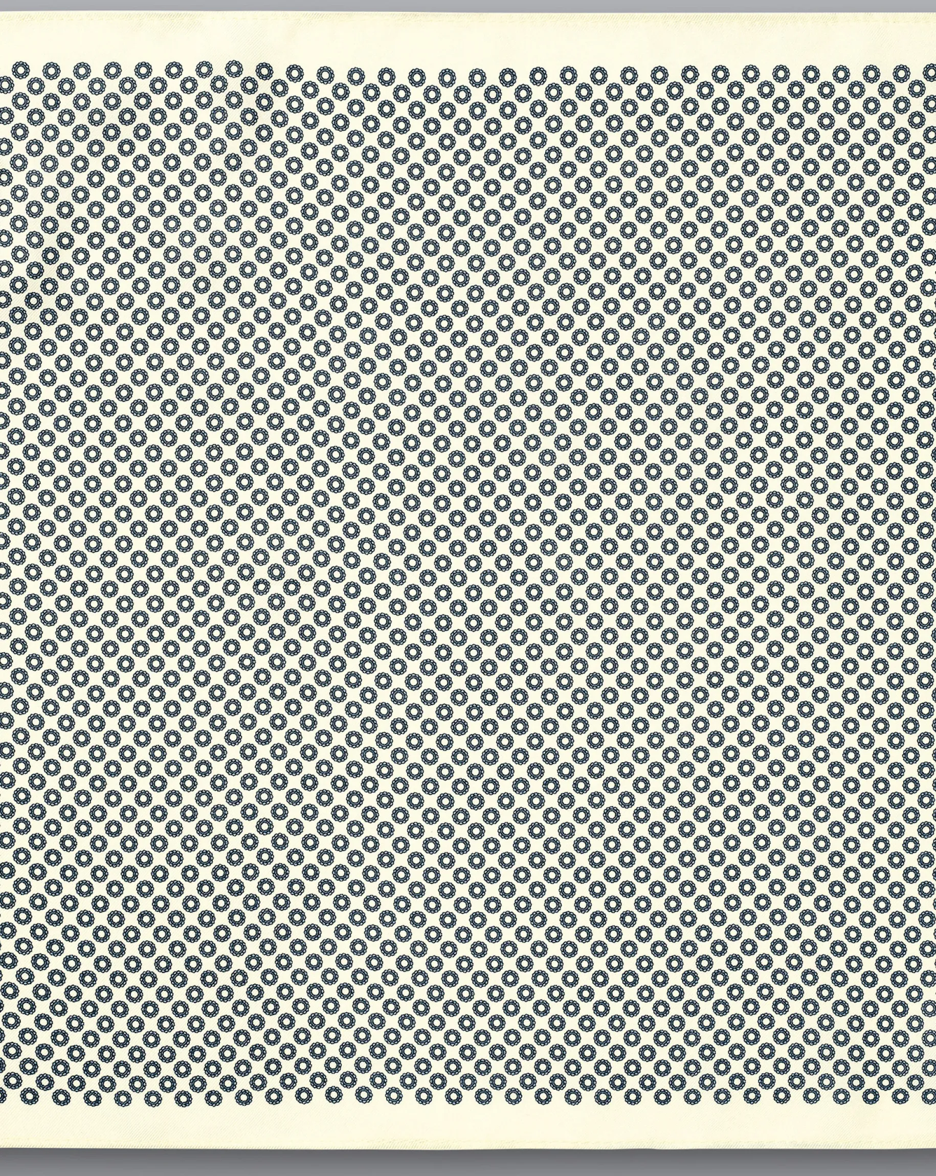 Pocket Squares<Charles Tyrwhitt Circle Print Silk Pocket Square - Ivory Ivory White