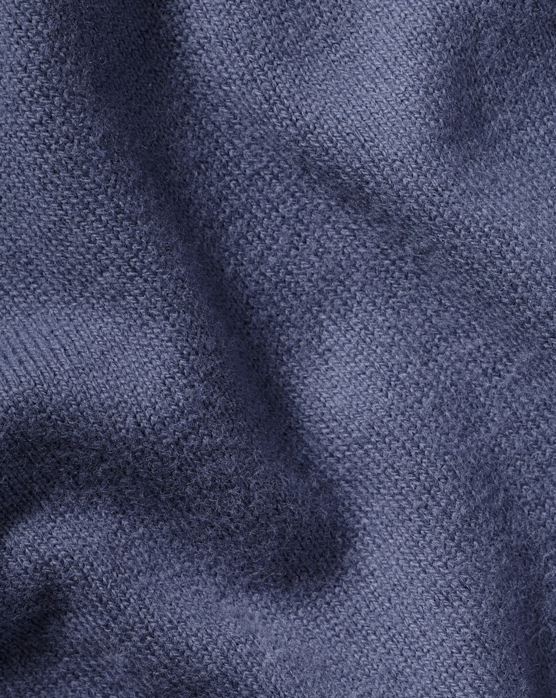 Sweaters<Charles Tyrwhitt Combed Cotton Crew Neck Sweater - Dark Heather Blue
