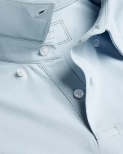 Shirt Sale|Polos<Charles Tyrwhitt Combed Cotton Polo - Cornflower Blue