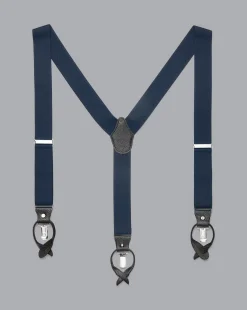 Wedding|Belts & Suspenders<Charles Tyrwhitt Combination Suspenders - Navy