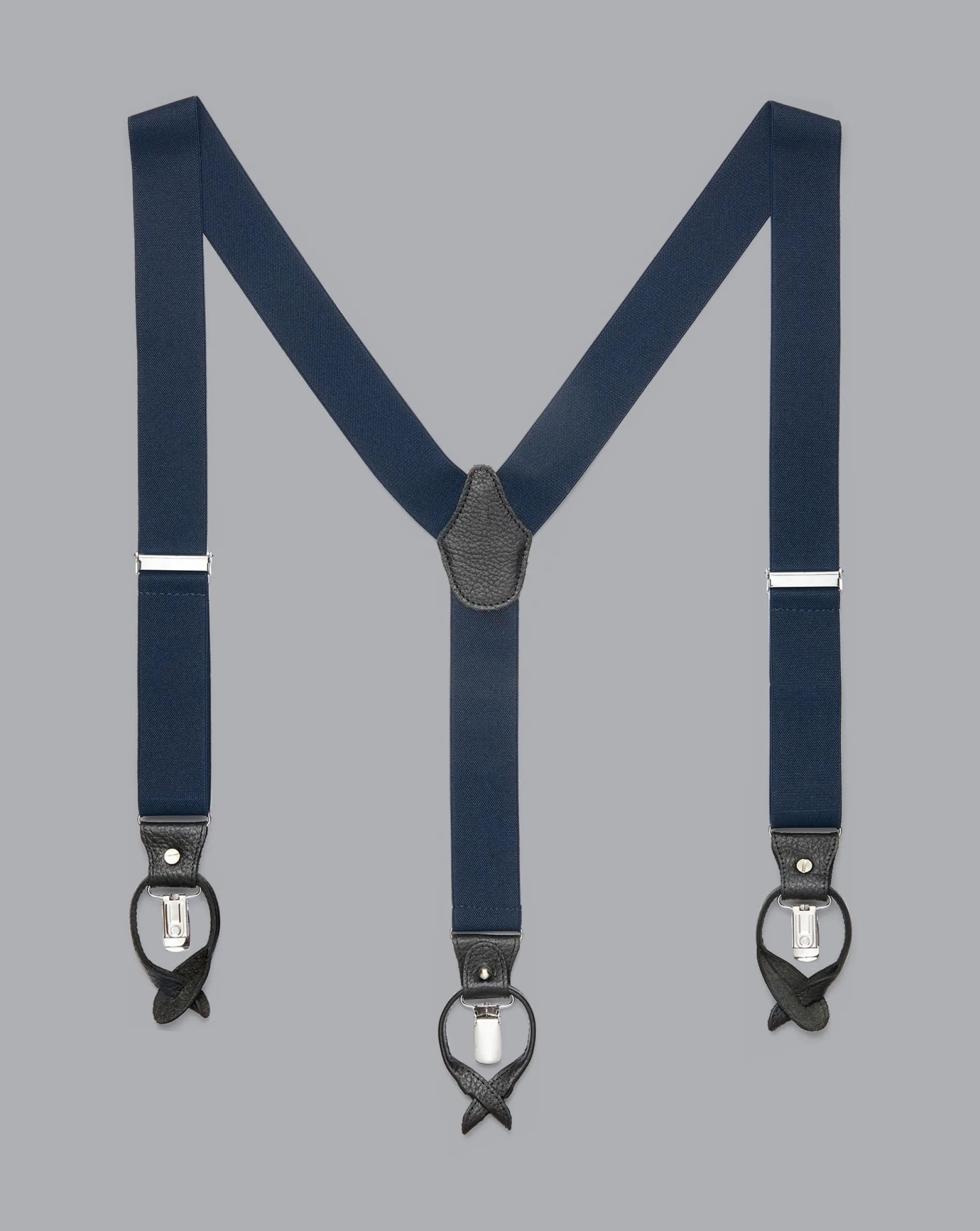 Wedding|Belts & Suspenders<Charles Tyrwhitt Combination Suspenders - Navy