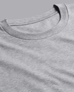 Shirt Sale|Polos<Charles Tyrwhitt Cotton Long Sleeve Tyrwhitt T-Shirt - Marl Grey