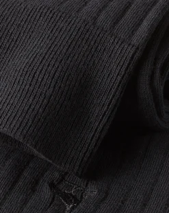 Socks<Charles Tyrwhitt Cotton Rib Socks - Black
