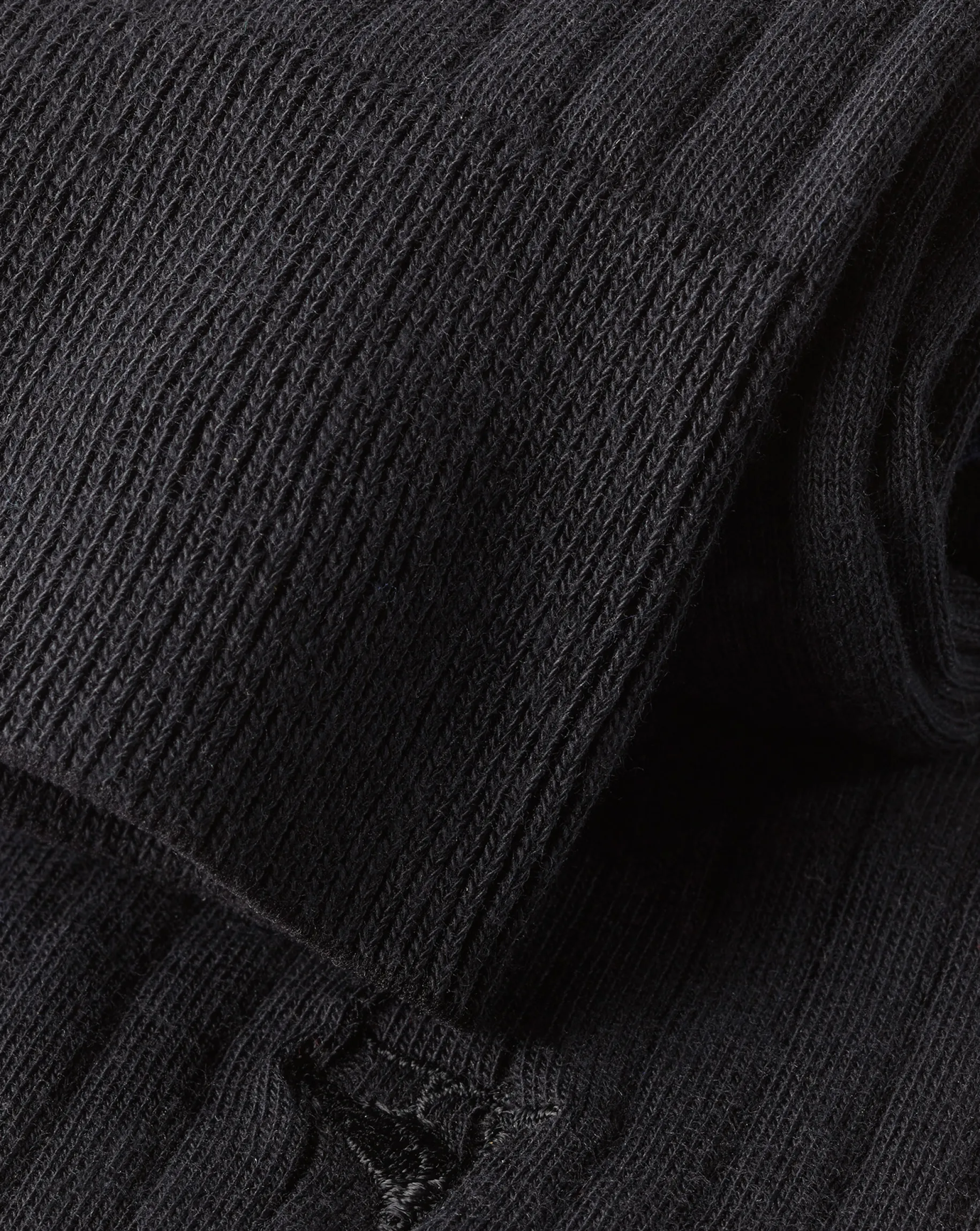 Socks<Charles Tyrwhitt Cotton Rib Socks - Black