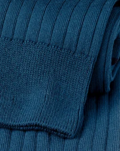 Socks<Charles Tyrwhitt Cotton Rib Socks - Blue Dark Turquoise