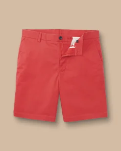 Golf Collection|Shorts<Charles Tyrwhitt Cotton Shorts - Coral Pink