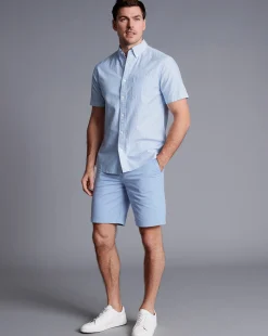Golf Collection|Blue Pants<Charles Tyrwhitt Cotton Shorts - Cornflower Blue