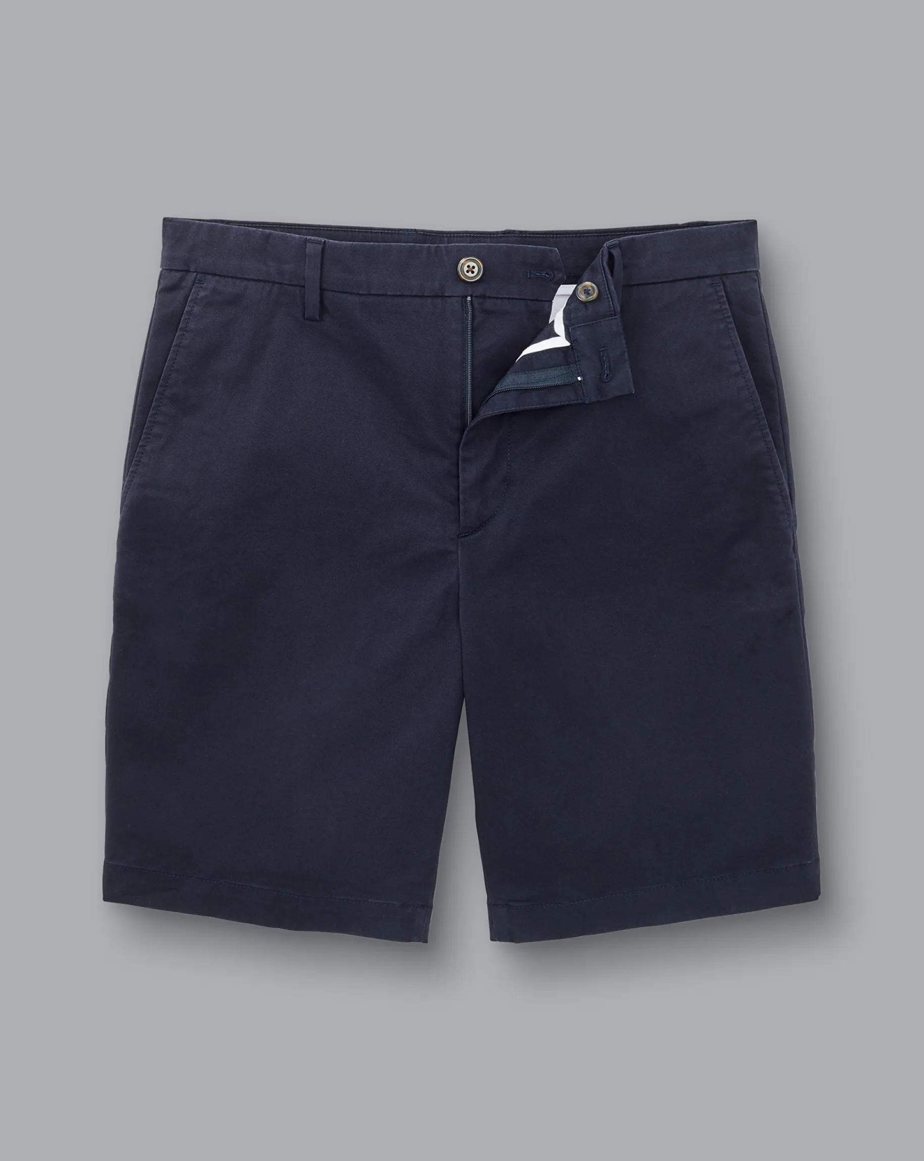 Golf Collection|Shorts<Charles Tyrwhitt Cotton Shorts - Navy