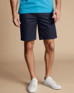 Golf Collection|Shorts<Charles Tyrwhitt Cotton Shorts - Navy