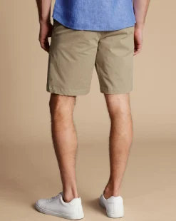 Golf Collection|Shorts<Charles Tyrwhitt Cotton Shorts - Oatmeal