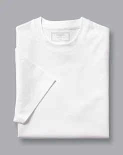t-shirts|White Shirts<Charles Tyrwhitt Cotton Tyrwhitt T-Shirt - White