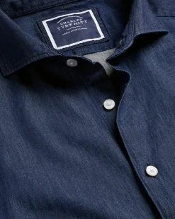 Casual Shirts|S<Charles Tyrwhitt Denim Shirt - Denim Blue