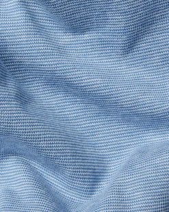 Shirt Sale|Polos<Charles Tyrwhitt End-On-End Cotton Polo - Light Blue