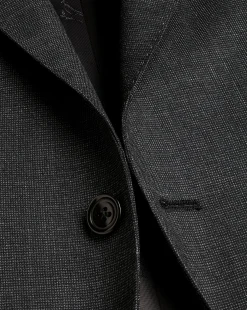 Suit Jackets<Charles Tyrwhitt End-on-End Ultimate Performance Suit Jacket - Charcoal Gray Charcoal Grey
