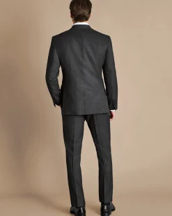 Suit Jackets<Charles Tyrwhitt End-on-End Ultimate Performance Suit Jacket - Charcoal Gray Charcoal Grey