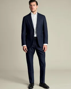 Suit Pants<Charles Tyrwhitt End-on-End Ultimate Performance Suit Pants - Navy