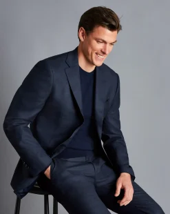 Suit Pants<Charles Tyrwhitt End-on-End Ultimate Performance Suit Pants - Navy